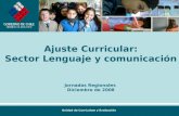 Unidad de Currículum y Evaluación Ajuste Curricular: Sector Lenguaje y comunicación Jornadas Regionales Diciembre de 2008.