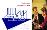 Taller de Negociación Industrias Químicas, Abril 2011 Prof. Ing. Qco. Carlos L. De Sorbo.