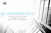 Construcción de un portal de compra colectiva, multitienda con Wordpress  ON.COM TFG – Grado Multimedia José Peinado Sánchez jpeinados@uoc.edu.