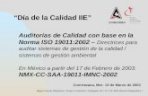 Miguel García Altamirano / Grupo Condumex / Delegado ISO TC 176 JWG México/ Diapositiva 1 CONDUMEX Cuernavaca, Mor. 13 de Marzo de 2003 Auditorías de Calidad.