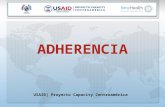 USAID| Proyecto Capacity Centroamérica ADHERENCIA.