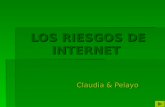 LOS RIESGOS DE INTERNET Claudia & Pelayo. Riesgos relacionados con la información.  Acceso a información poco fiable y falsa.  Dispersión, pérdida de.