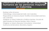 Desarrollo efectivo de las derechos humanos de las personas mayores en Colombia x c