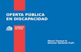 OFERTA PÚBLICA EN DISCAPACIDAD Mauro Tamayo R. Director Nacional (TyP)