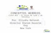 CONCEPTOS HEBREOS Clase #52 – El Satán de Iyob y de Yehoshua Por: Eliyahu BaYonah Director Shalom Haverim Org New York.