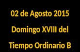02 de Agosto 2015 Domingo XVIII del Tiempo Ordinario B.