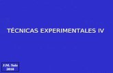 TÉCNICAS EXPERIMENTALES IV J.M. Saiz 2010. No hay Curso WebCT de TE-IV pero sí hay una página web  - Clic en “Docencia” - Clic en.