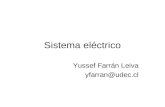 Sistema eléctrico Yussef Farrán Leiva yfarran@udec.cl.