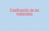 Clasificación de los materiales. Materiales metálicos Estos son sustancias inorgánicas compuestas de uno o más elementos metálicos, pudiendo contener.