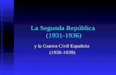 La Segunda República (1931-1936) y la Guerra Civil Española (1936-1939)