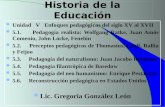 Historia de la Educación l Unidad V Enfoques pedagógicos del siglo XV al XVII l 5.1. Pedagogía realista: Wolfgang Ratke, Juan Amós Comenio, John Locke,