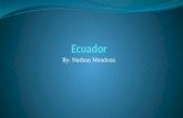 By: Nathan Mendoza. Bebidas y Cocinas Una de las cocinas famoso Ecuador es Ceviche Ecuatoriano. Un jugo nativo es la naranjilla que es un fruta nativo.