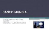 BANCO MUNDIAL JUAN DAVID CAICEDO REYES PROGRAMA DE DERECHO.