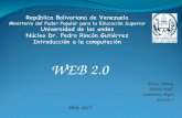 WEB 2.0 Torres, Danny Viloria, Paul Zambrano, Ángel Sección 5 Abril, 2013.