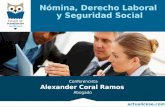 Actualicese.com Conferencista Alexander Coral Ramos Abogado Nómina, Derecho Laboral y Seguridad Social.