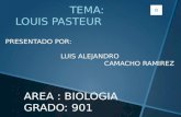 PRESENTADO POR: LUIS ALEJANDRO CAMACHO RAMIREZ AREA : BIOLOGIA GRADO: 901.