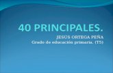JESÚS ORTEGA PEÑA Grado de educación primaria. (T5)