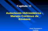Autoclaves Hidrostáticos - Manejo Continuo de Envases Capítulo 11.
