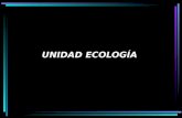 UNIDAD ECOLOGÍA. UNIDAD II.- ECOLOGÍA Contenido: 1.- Concepto de importancia de la Ecología. 2.- Niveles de organización. 2.1. Biosfera. 2.2. Ecosistemas.