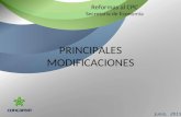 Junio, 2015 PRINCIPALES MODIFICACIONES Reformas al CPC Secretaría de Economía.
