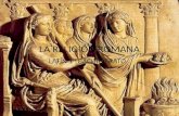 LA RELIGIÓN ROMANA LATÍN 1º BACHILLERATO. INTRODUCCIÓN Sentido práctico. (Do ut des) Asimilación de los dioses griegos. Especialmente los Olímpicos y.