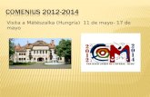 Visita a Mátészalka (Hungría) 11 de mayo- 17 de mayo.