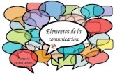 Elementos de la comunicación Profesora: Estrella Durán L. Lenguaje.