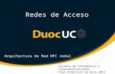 Redes de Acceso Arquitectura de Red HFC nodal Escuela de Informática y Telecomunicaciones Plan Didáctico de Aula 2013.