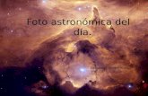 Foto astronómica del día. Covadonga Benitez Huergo 1ºB.