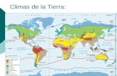 Climas de la Tierra:. Zona de climas cálidos: Trópico de Cáncer y el Trópico de Capricornio. 1. Clima Ecuatorial:  Zonas: América del Sur, parte de América.