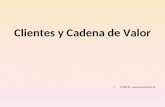 Clientes y Cadena de Valor FUENTE: .