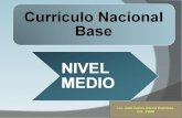 Currículo Nacional Base NIVEL MEDIO Lic. Juan Carlos García Espinoza. Col. 13996.