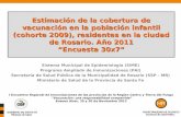 Estimación de la cobertura de vacunación en la población infantil (cohorte 2009), residentes en la ciudad de Rosario. Año 2011 “Encuesta 30x7” Sistema.