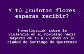 Y tú ¿cuántas flores esperas recibir? Investigación sobre la violencia en el noviazgo hacia mujeres de 15 a 25 años en la ciudad de Santiago de Querétaro.