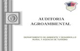 AUDITORIA AGROAMBIENTAL DEPARTAMENTO DE AMBIENTE Y DESARROLLO RURAL Y AGENCIA DE TURISMO.