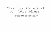 Clasificación visual con fotos aéreas Fotointerpretación.