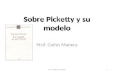 Sobre Picketty y su modelo Prof. Carles Manera 1Prof. CARLES MANERA.