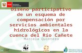 Diseno participativo de un esquema de compensación por servicios ambientales hidrológicos en la cuenca del Río Cañete Marcela Quintero.
