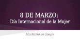 8 DE MARZO: Día Internacional de la Mujer Machismo en Google.
