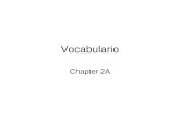 Vocabulario Chapter 2A. Acostarse (o-ue) afeitarse.
