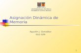 1 Asignación Dinámica de Memoria Agustín J. González ELO 329.