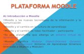 A) Introducción a Moodle Moodle y las nuevas tecnologías de la información y la comunicación Moodle y el cambio en la cultura de aprendizaje Moodle y el.