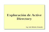 Exploración de Active Directory Ing. Iván Méndez Alvarado.