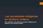 Las sociedades indígenas en territorio chileno Obj.: identificar a los diferentes pueblos indígenas que habitaron en el territorio chileno.