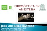 JOSÉ LUIS MELO BARRERA Residente Anestesiología – UIS Rotación Grupo VAD - UDEA.