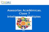 Asesorías Académicas. Clase 7 Inteligencias Múltiples 2011.