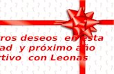 Nuestros deseos en esta Navidad y próximo año Deportivo con Leonas.