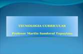 TECNOLOGIA CURRICULAR Profesor Martin Sandoval Tapuyima TECNOLOGIA CURRICULAR Profesor Martin Sandoval Tapuyima.