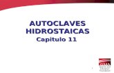 1 AUTOCLAVES HIDROSTAICAS Capitulo 11. 2 Descripción de las Autoclaves Las autoclaves hidrostáticas operan a una temperatura constante de proceso. Una.