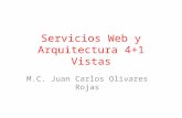 Servicios Web y Arquitectura 4+1 Vistas M.C. Juan Carlos Olivares Rojas.